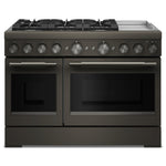 KitchenAid Black Ore Slide-In Range (6 cu. ft.) - KFDD948SBE