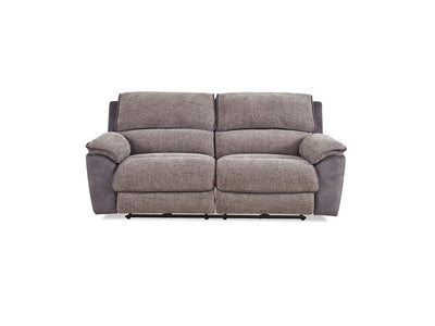 Vandelay Sofa inclinable électrique à double inclinaison – gris et brun