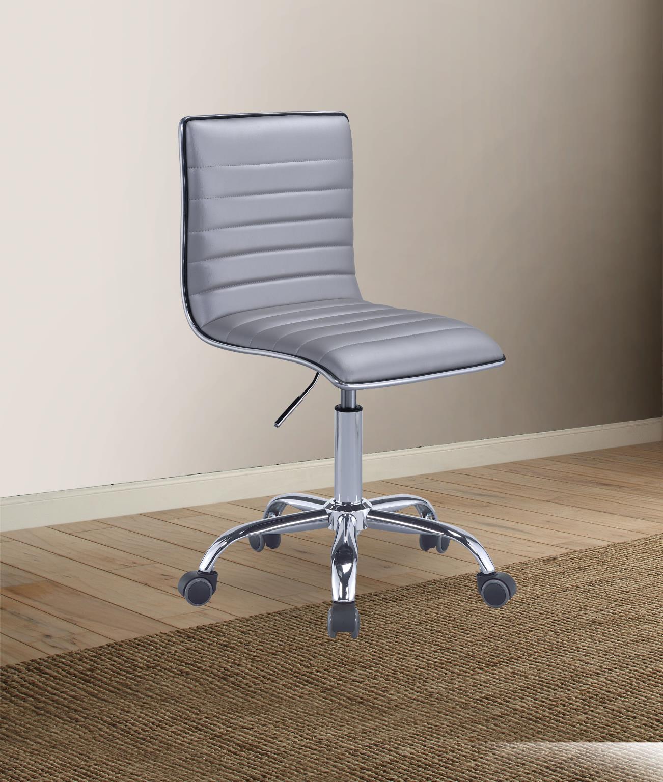 Blingee Office Chair - Silver/Chrome