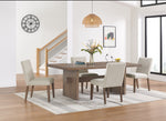 Biscotti 5-Piece Dining Set - Light Brown