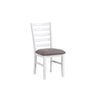 Breeze Chaise sans bras – blanc, gris