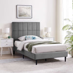 Sasha 3-Piece Twin Bed - Grey