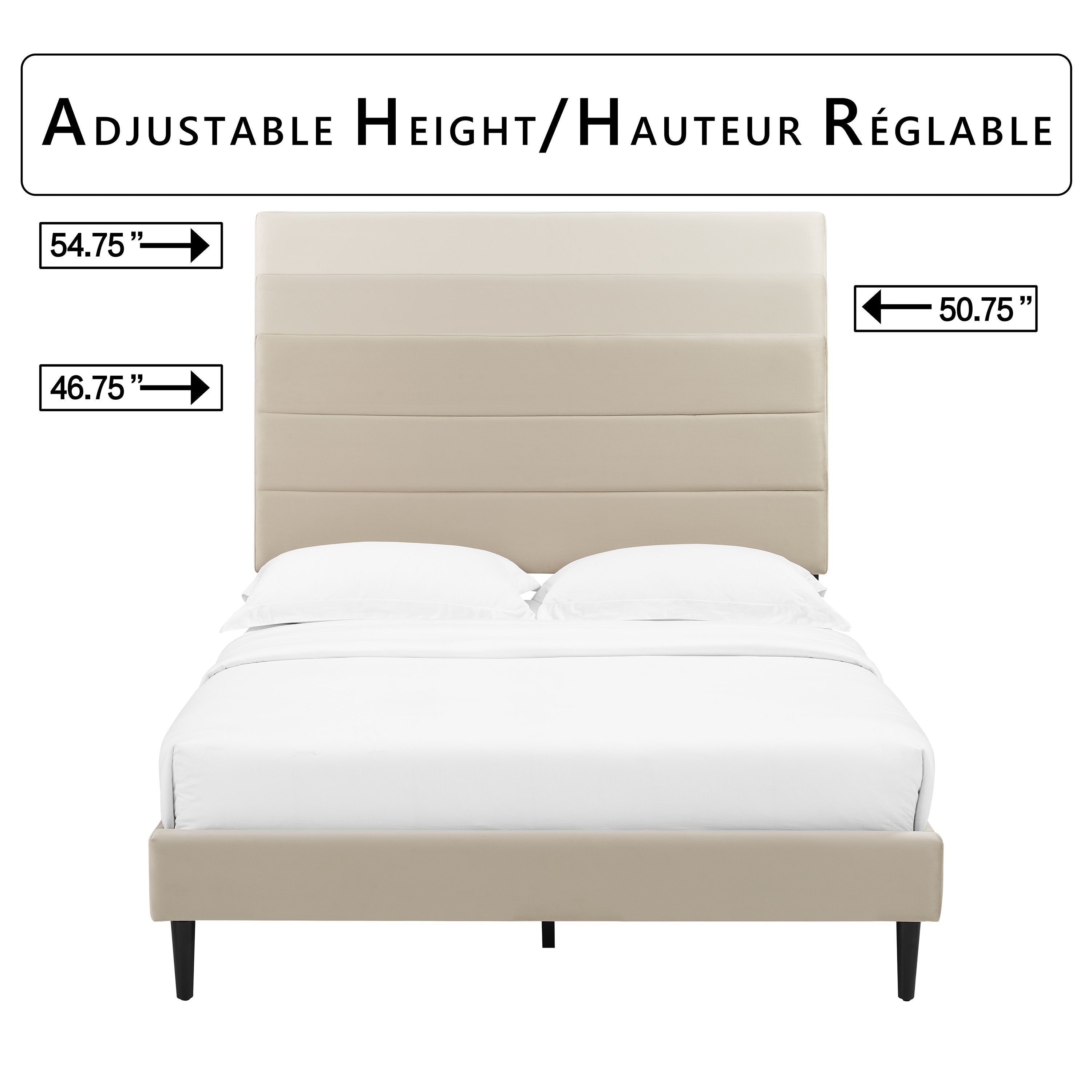 Nori 3-Piece Full Bed - Beige