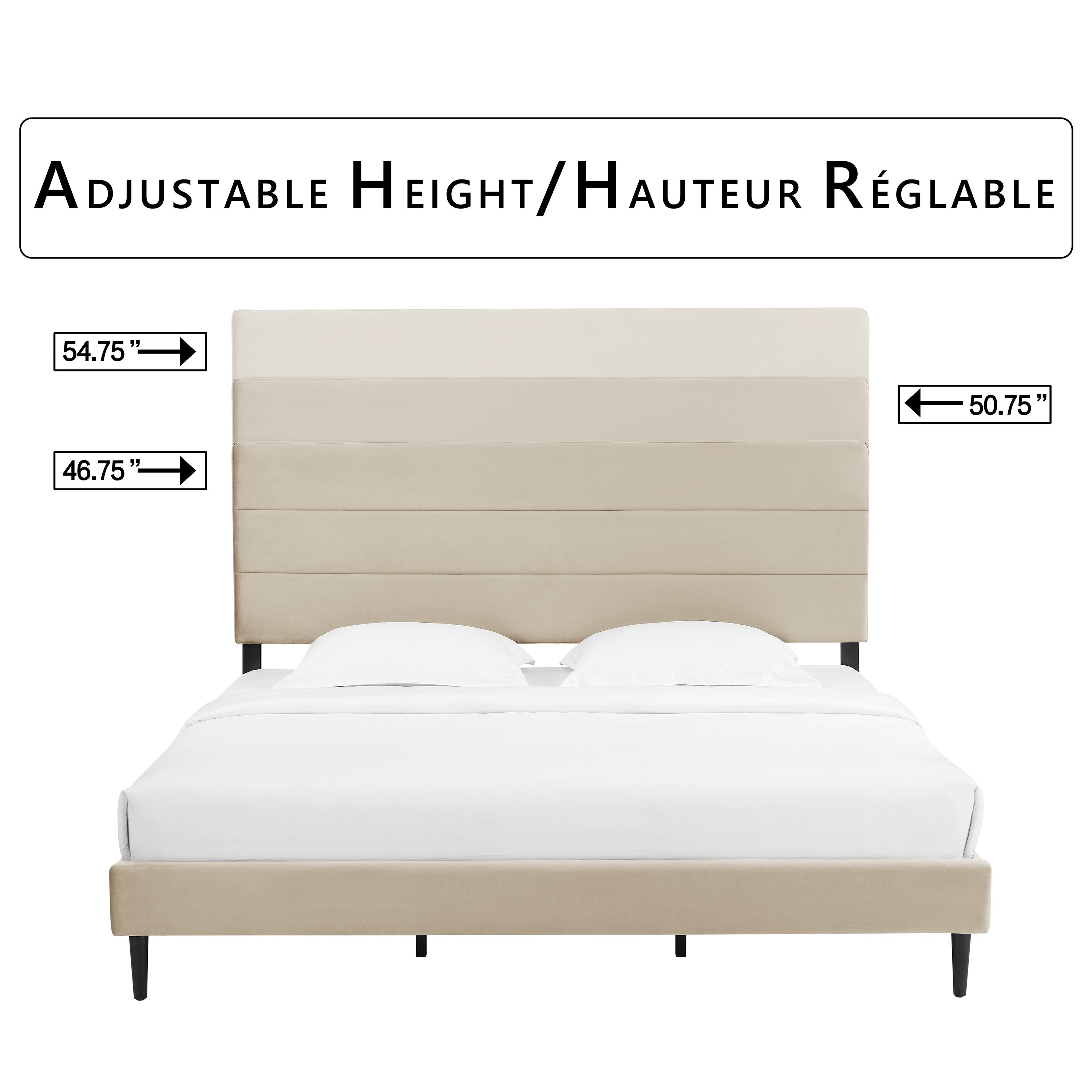 Nori 3-Piece King Bed - Beige