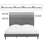 Nori 3-Piece King Bed - Grey