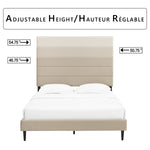 Nori 3-Piece Queen Bed - Beige