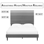 Nori 3-Piece Queen Bed - Grey