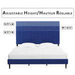 Kalina 3-Piece King Bed - Blue