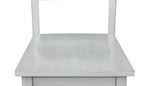 Florian 3-Piece Square Drop Leaf Dining Set - White, Light Grey
