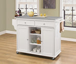 Colvet Kitchen Cart - Stainless Steel