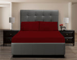 Nilus Queen Sheet Set - Red