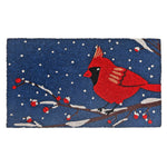 Capacho Coir Midnight Cardinal Door Mat - Multi-Colour