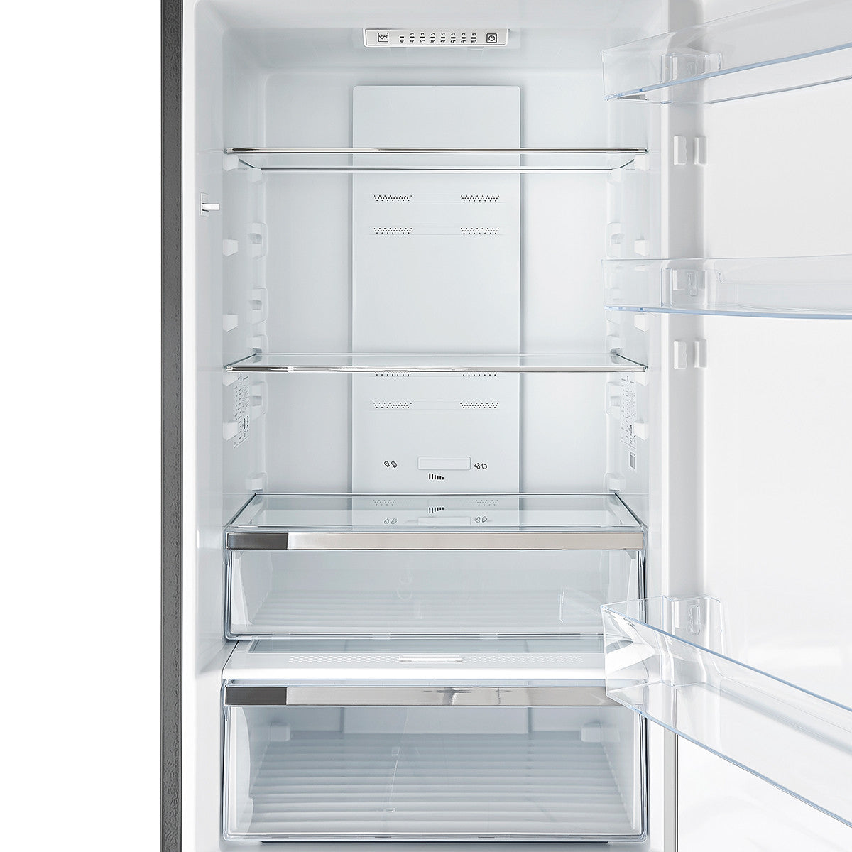 Forno Guardia 23.4" 10.8 Cu.Ft. Stainless Steel Bottom Freezer Refrigerator with Right Swing Door - FFFFD1778-24RS