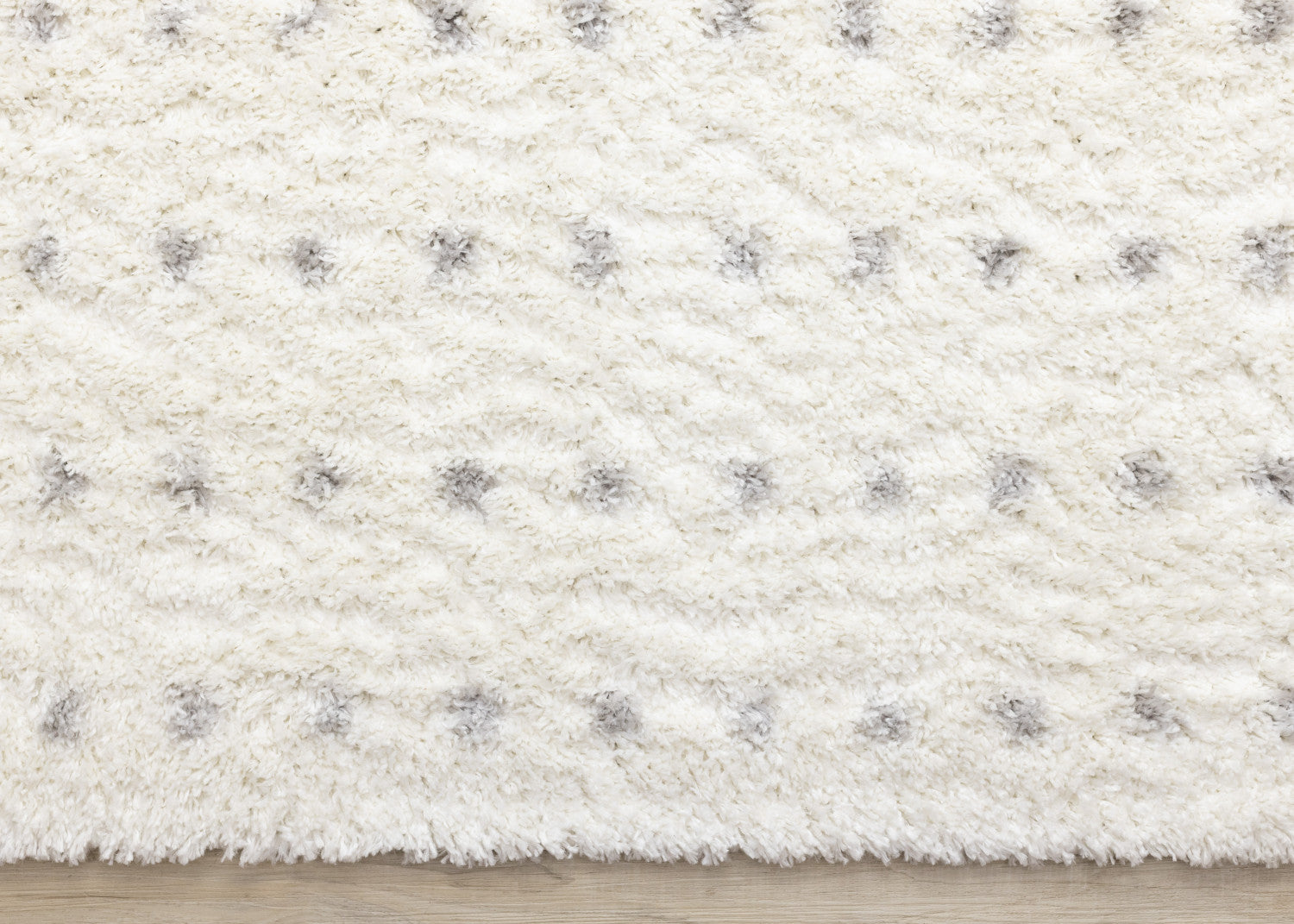 Palmer Casual Contemporary Speckled Area Rug - 8' X 11' - White/Grey