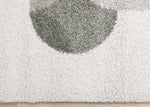 Misha Modern Geometric Area Rug - 5' X 8' - White/Grey