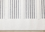 Claremont Sleek Modern Lines Area Rug - 8' X 11' - White/Grey