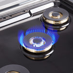 Forno Capriasca 30" Stainless Steel French Door Freestanding Gas Range with Air Fry (4.32 Cu. Ft.) - FFSGS6460-30