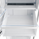 Forno Guardia 23.4" 10.8 Cu.Ft. Stainless Steel Bottom Freezer Refrigerator with Left Swing Door - FFFFD1778-24LS