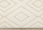 Sasha Soft Diamonds Area Rug - 8' X 11' - Cream