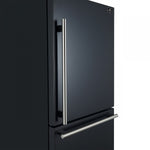 Forno Milano 31" 17.2 Cu.Ft. Black Bottom Freezer Refrigerator with Right Swing Door - FFFFD1785-31BLK