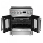 Forno Torino Stainless Steel 30" True Convection Induction Range with Air Fry and Air Sous Vide (4.32 Cu. Ft.) - FFSIN0950-30