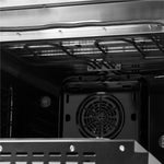 Forno Galiano 48" Black Freestanding Dual Fuel Double Oven Range with True Convection (6.58 Cu. Ft.) - FFSGS6156-48BLK