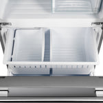 Forno Gallipoli 31" 17.5 Cu.Ft. Stainless Steel French Door Refrigerator - FFFFD1974-31SB