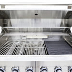 Forno Bulnes Black Countertop Outdoor Kitchen with 40" 84,000 BTU BBQ and Beverage Centre - FODKT2520BLK