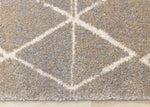 Halle Casual Contemporary Trellis Area Rug - 8' X 11' - Greige/Cream