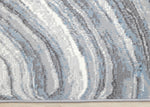Functional Modern Area Rug - 8' X 11' - Blue/Grey