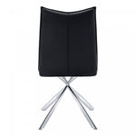 Fulton Dining Chair - Black/Chrome - Set Of Two