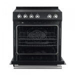 Forno Leonardo Black Slide-in Electric Range (5.0 Cu. Ft.) - FFSEL6022-30BLK