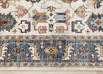 Macie Traditional Border Area Rug - 8' X 11' - Cream/Blue