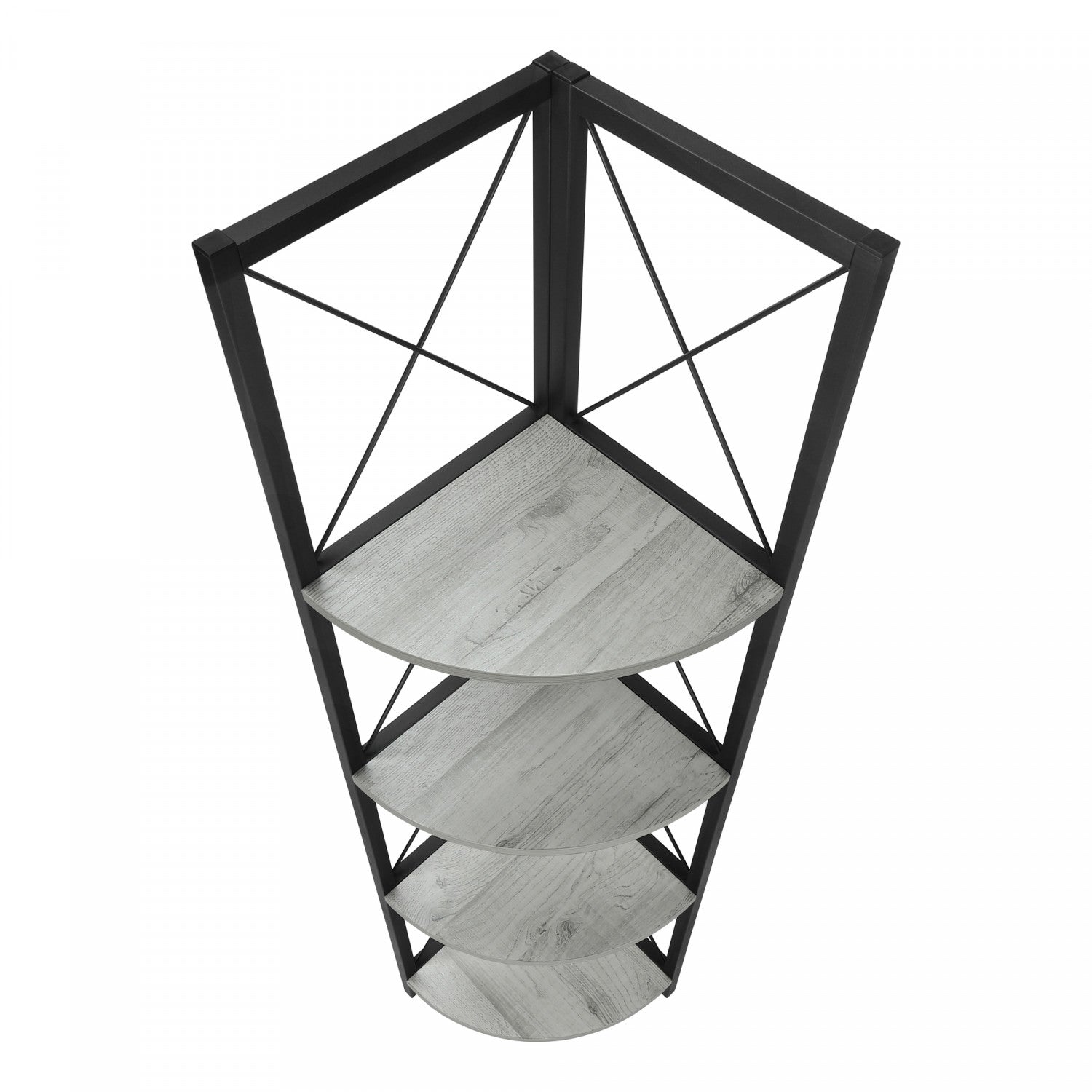 Zeva Bookcase - Grey