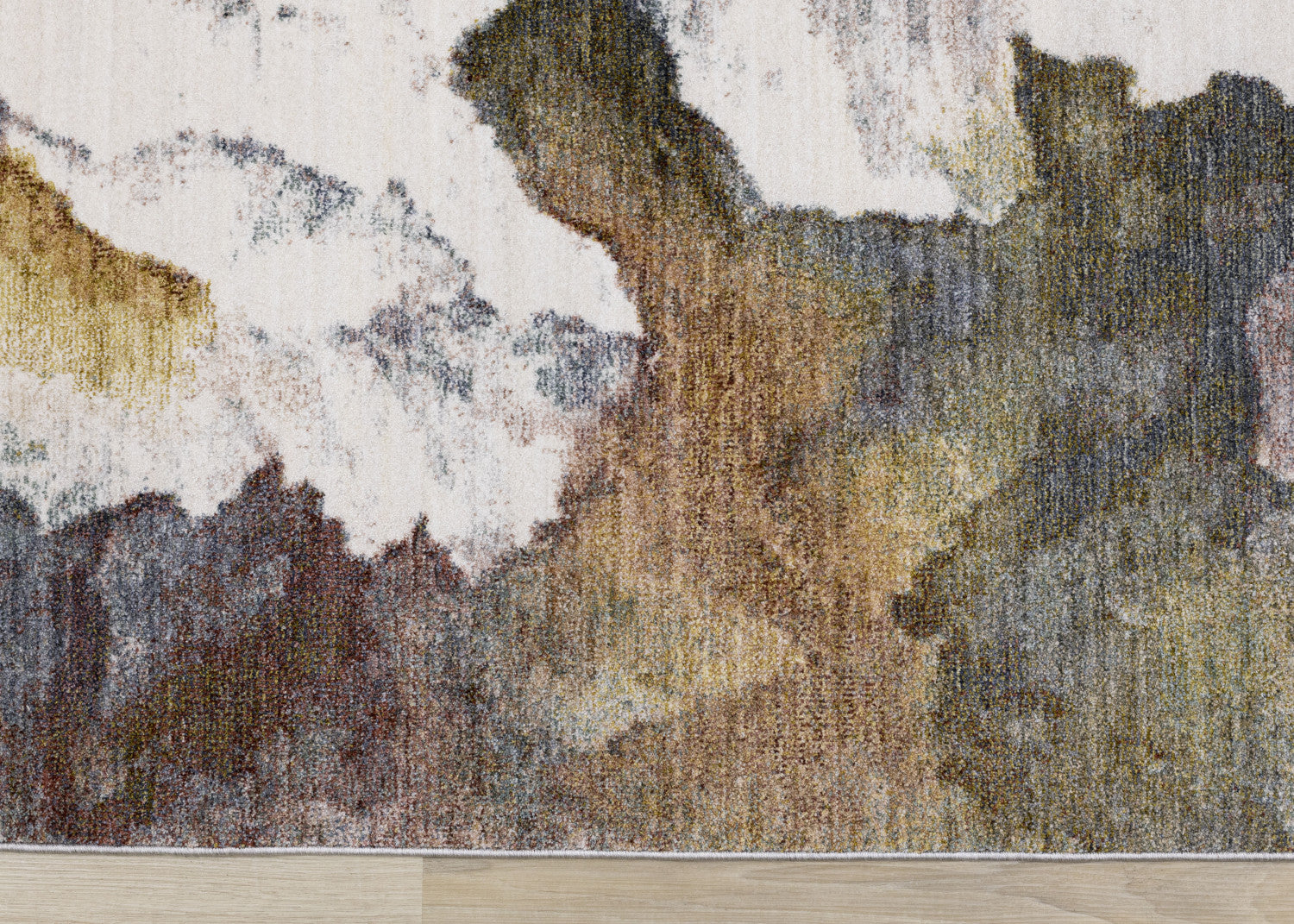 Macie Contemporary Floral Bloom Area Rug - 5' X 8' - Yellow/White/Green