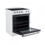 Forno Leonardo White Slide-In Electric Range (5.0 Cu. Ft.) - FFSEL6022-30WHT