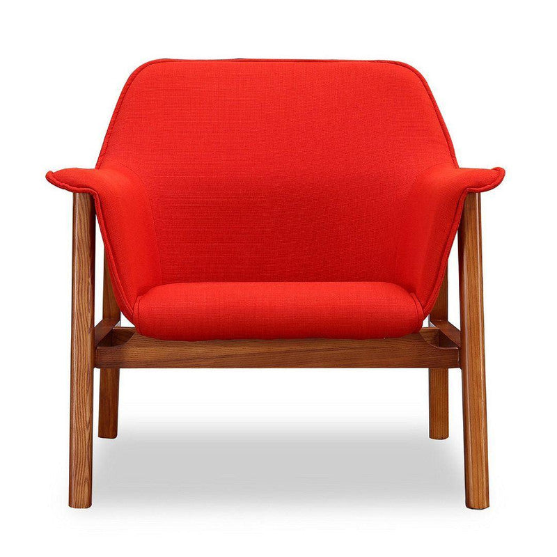 Ilanz Accent Chair - Burnt Orange