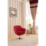 Handan Swivel Accent Chair - Red
