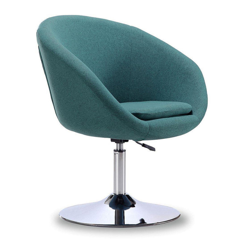 Hita Adjustable Height Swivel Chair - Sky Blue