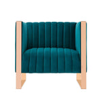 Adulis Velvet Accent Chair - Teal