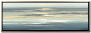 Ocean Sunset Wall Art - Blue - 61 X 21