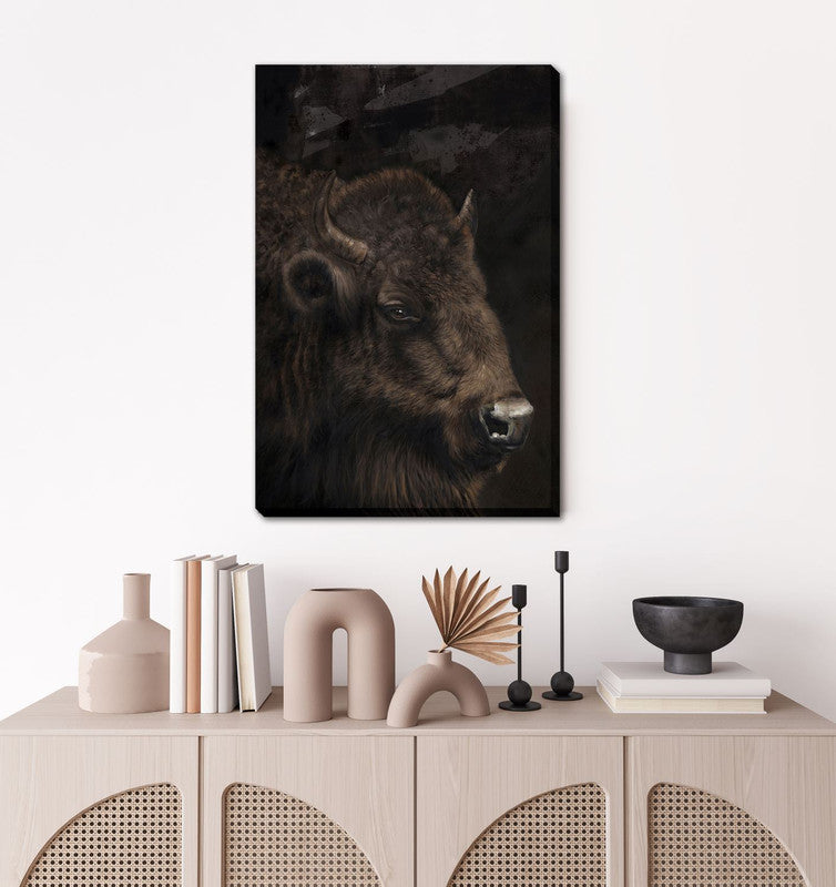 Argus Wall Art - Dark Brown/Black - 24 X 36