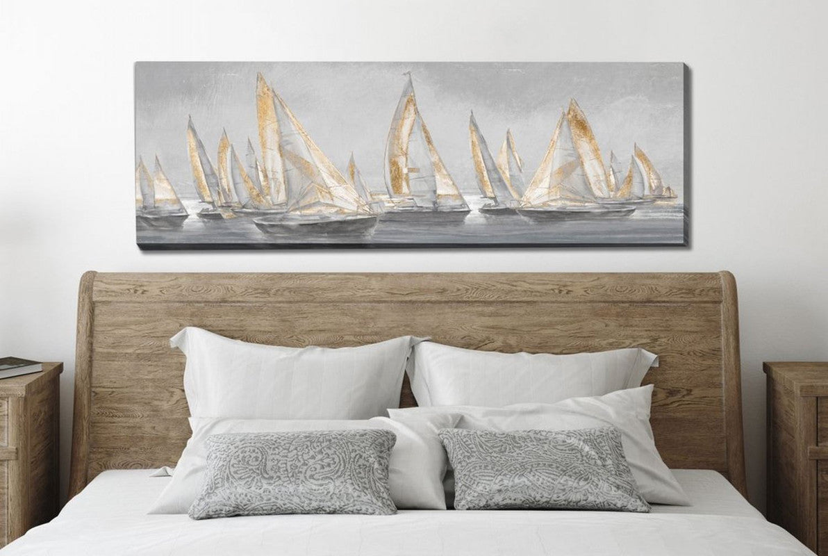 Regatta Day Canvas Wall Art - 20 x 60