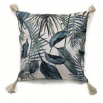 Garden Party Outdoor Decorative Accent Cushion - Emerald Botanical
