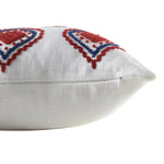 Garden Party Outdoor Decorative Accent Cushion - Red, Blue Scandinavian