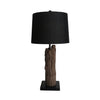 Charme rustique Lampe sur table - brun, noir