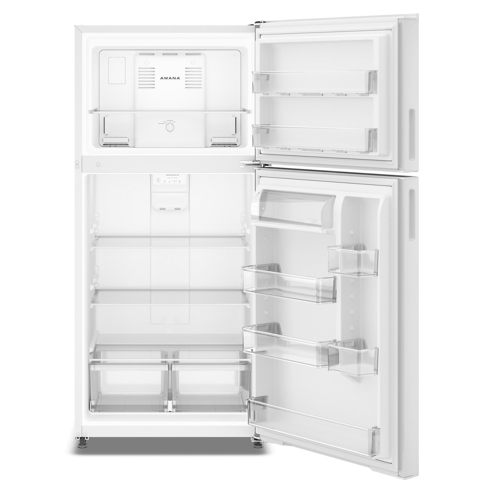 Amana 30" 19.3 Cu. Ft. White Top-Freezer Refrigerator - ARTX2419SW