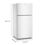 Amana 30" 19.3 Cu. Ft. White Top-Freezer Refrigerator - ARTX2419SW