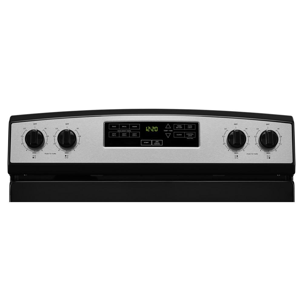 Amana Stainless Steel Freestanding Electric Range (4.8 Cu. Ft.) - YAER6203MSS