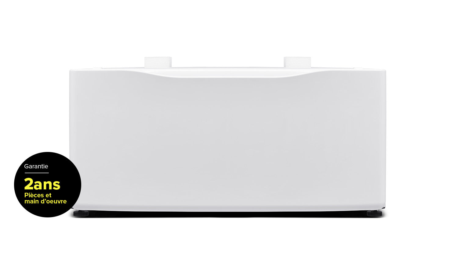 L2 Piédestal avec tiroir de rangement pour laveuse/sécheuse frontale de 27 po blanc TLP1WW--